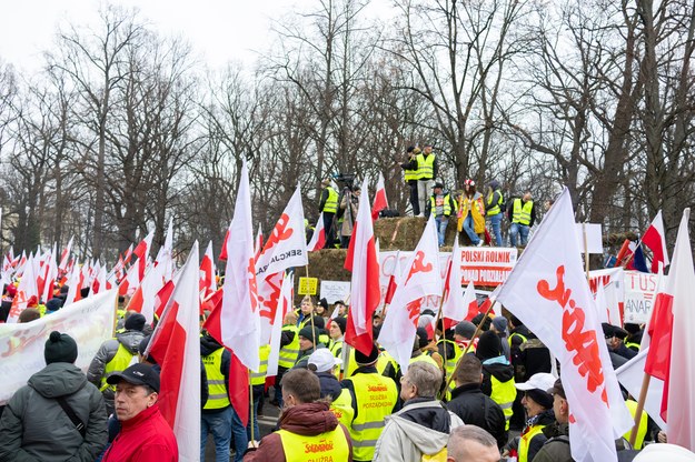 farmers protest in warsaw 2024 March