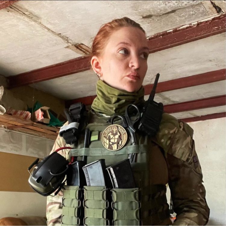 Ukrainian female fighter Eva Tur