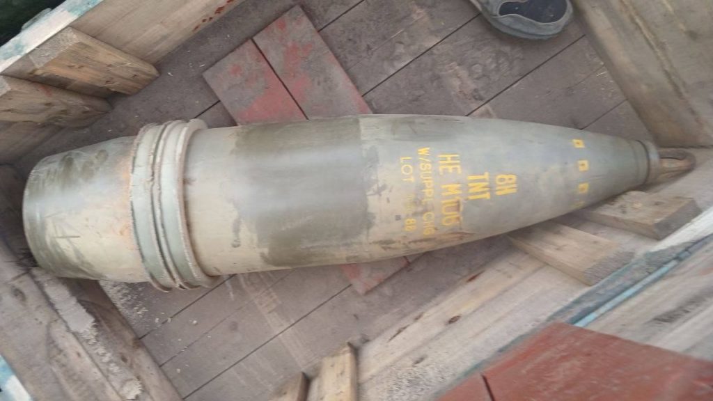 Russians may have received 203-mm shells from Iran