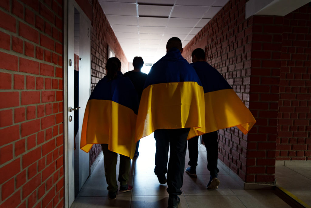 Ukrainians returned home from occupied territories