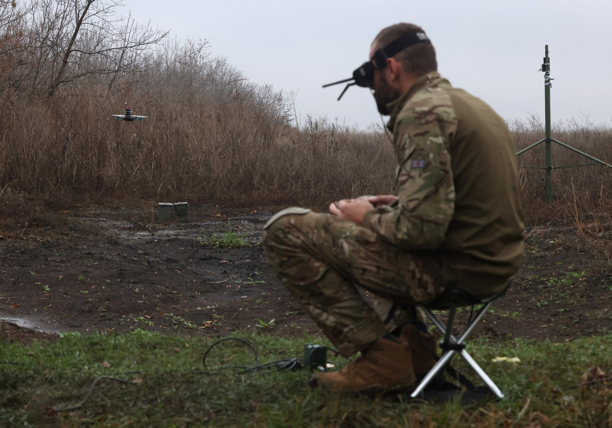 Ukrainian army drone operator