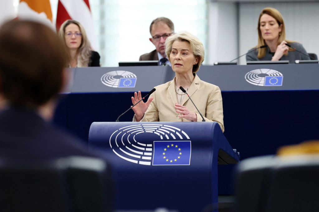 Reuters: “Clean up your house,” Ursula von der Leyen calls on far-right parties to eliminate Kremlin influence ahead of EU election