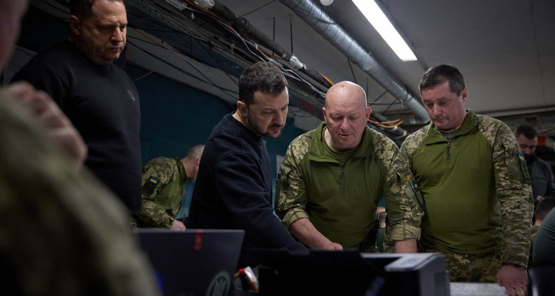 President Zelenskyy, Ukrainian soldiers