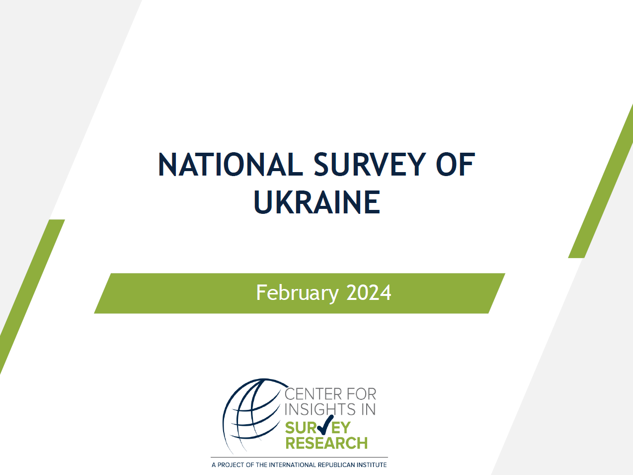 National Survey of Ukraine | Feb 2024