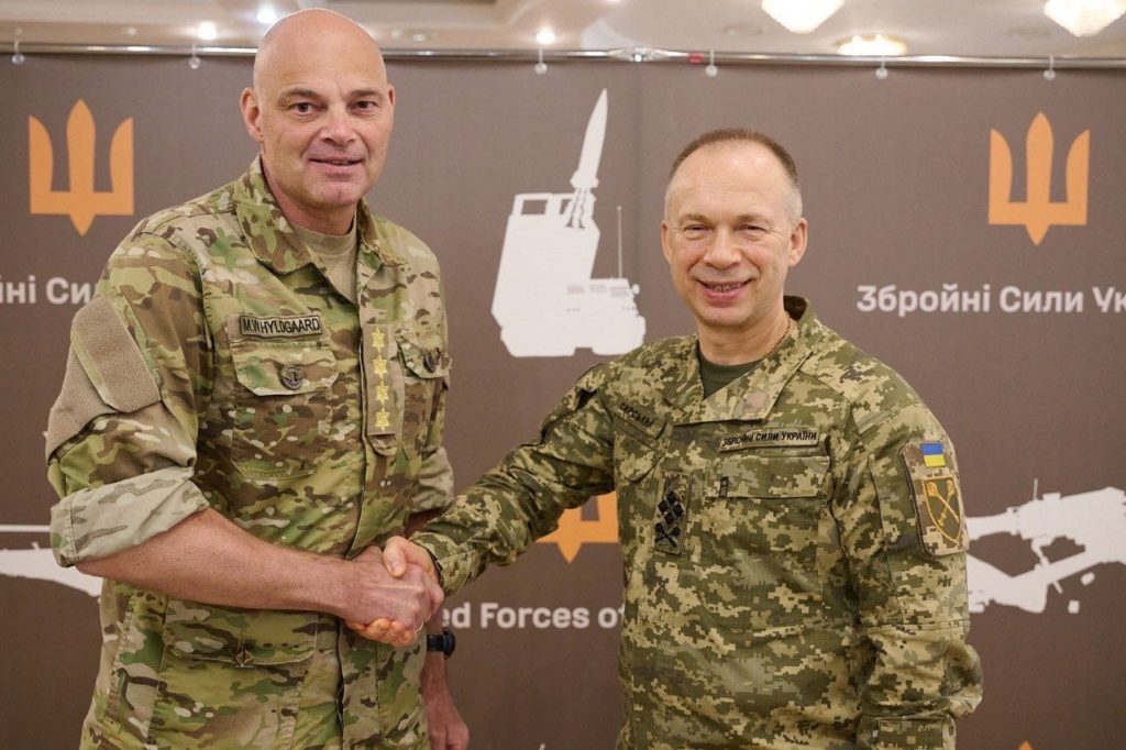 Denmark’s new chief of defense, Wiggers Hyldgaard, visits Kyiv