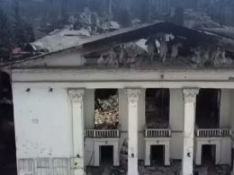 Mariupol drama theater destroyed
