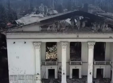 Mariupol drama theater destroyed