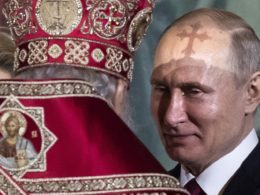 Putin Kirill Russia church war