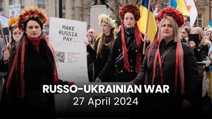 Russo-Ukrainian war, day 794: U.S. paves way to seize $300 billion in Russian assets; EU to begin Ukraine accession talks in June