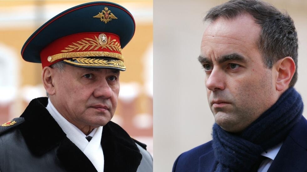 The French Defense Minister Sébastien Lecornu and his Russian counterpart Sergei Shoigu held a rare phone call, their first such contact since October 2022