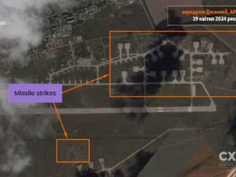 First satellite images capture Ukraine's strike on Russian-occupied Dzhankoi airbase