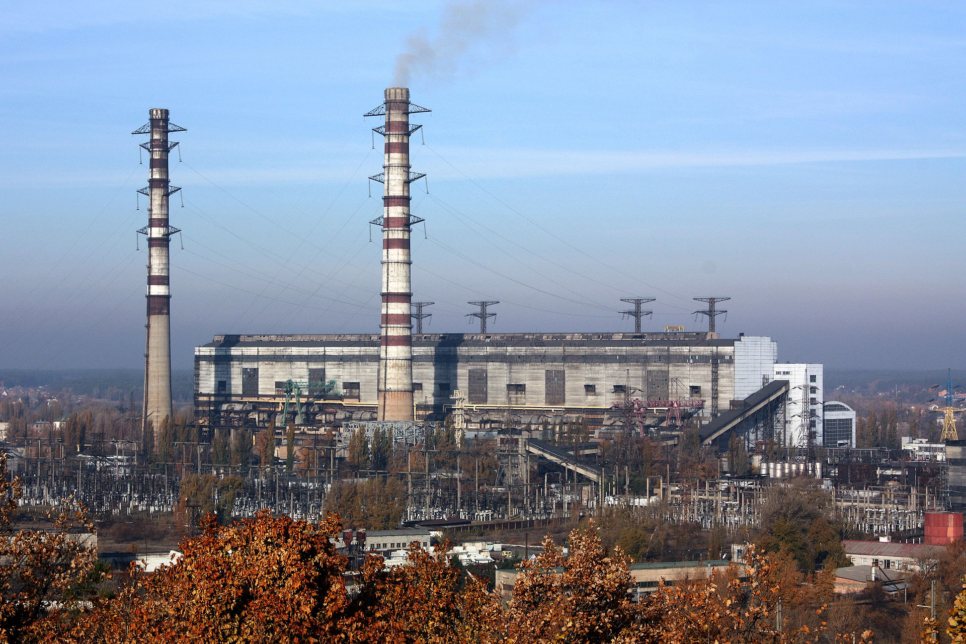 Trypilska Thermal Power Plant photo from 2015