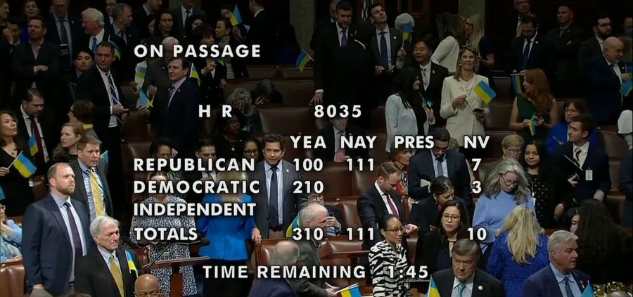 Congress vote Ukraine Aid package
