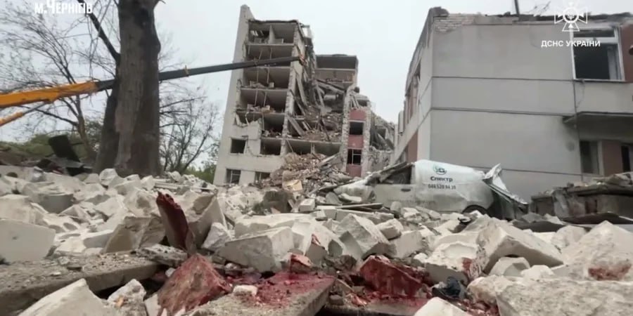 Russian missile strike in Chernihiv kills 17, injures 78; City declares day of mourning