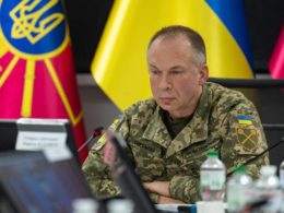 oleksandr syrskyi 21st meeting contact group ukraine's defense april 2024 credit telegram/syrskyi