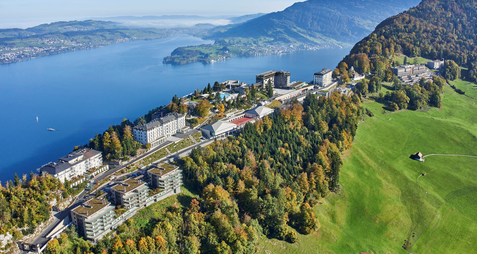 Five-star Bürgenstock hotel above Lake Lucerne in central Switzerland