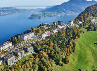 Five-star Bürgenstock hotel above Lake Lucerne in central Switzerland