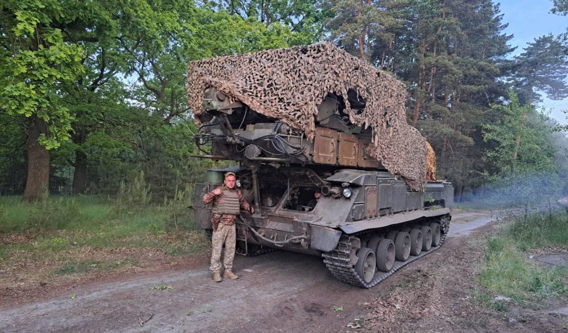 ukrainian troops receive modernized buk-m1 air defense systems soviet-designed sam system using us' rim-7 sea sparrow missiles