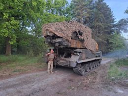 ukrainian troops receive modernized buk-m1 air defense systems soviet-designed sam system using us' rim-7 sea sparrow missiles