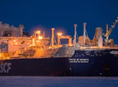 uk imposes new sanctions russian lng sector russia's icebreaking carrier christophe de margerie named after complets her first loading cargo yamal plant 8 december 2017 safety4seacom/ christophe-de-margerie-novatek