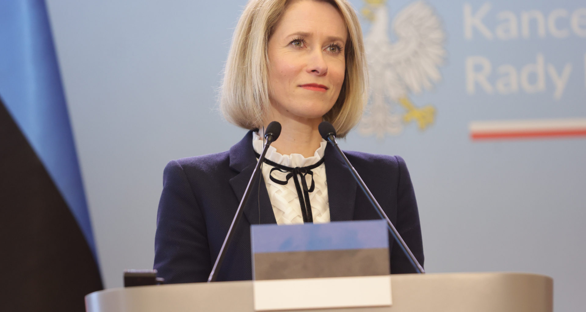 Estonian Prime Minister Kaja Kallas.