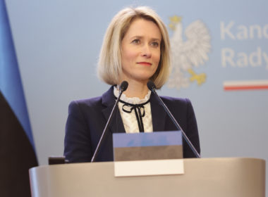 Estonian Prime Minister Kaja Kallas.