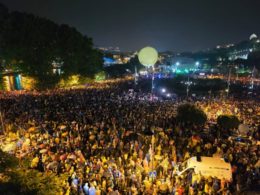 Tbilisi Georgia protests foreign agent law