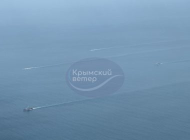 media russia withdraws two black sea fleet's missile corvettes from sevastopol russian tarantul-iii-class leaving occupied escorted speedboats 27 may 2024 telegram/krymsky veter b3db884c-b590-4752-9b66-484d9e9f1b95