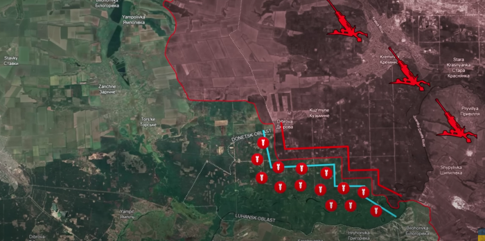frontline Luhansk direction