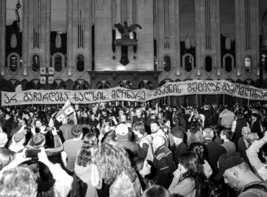 Georgia protests Russian foreign agent law