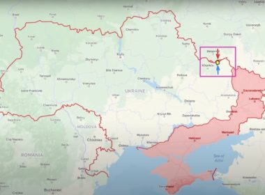 Ukraine's map, battles near Vovchansk, Kharkiv Oblast