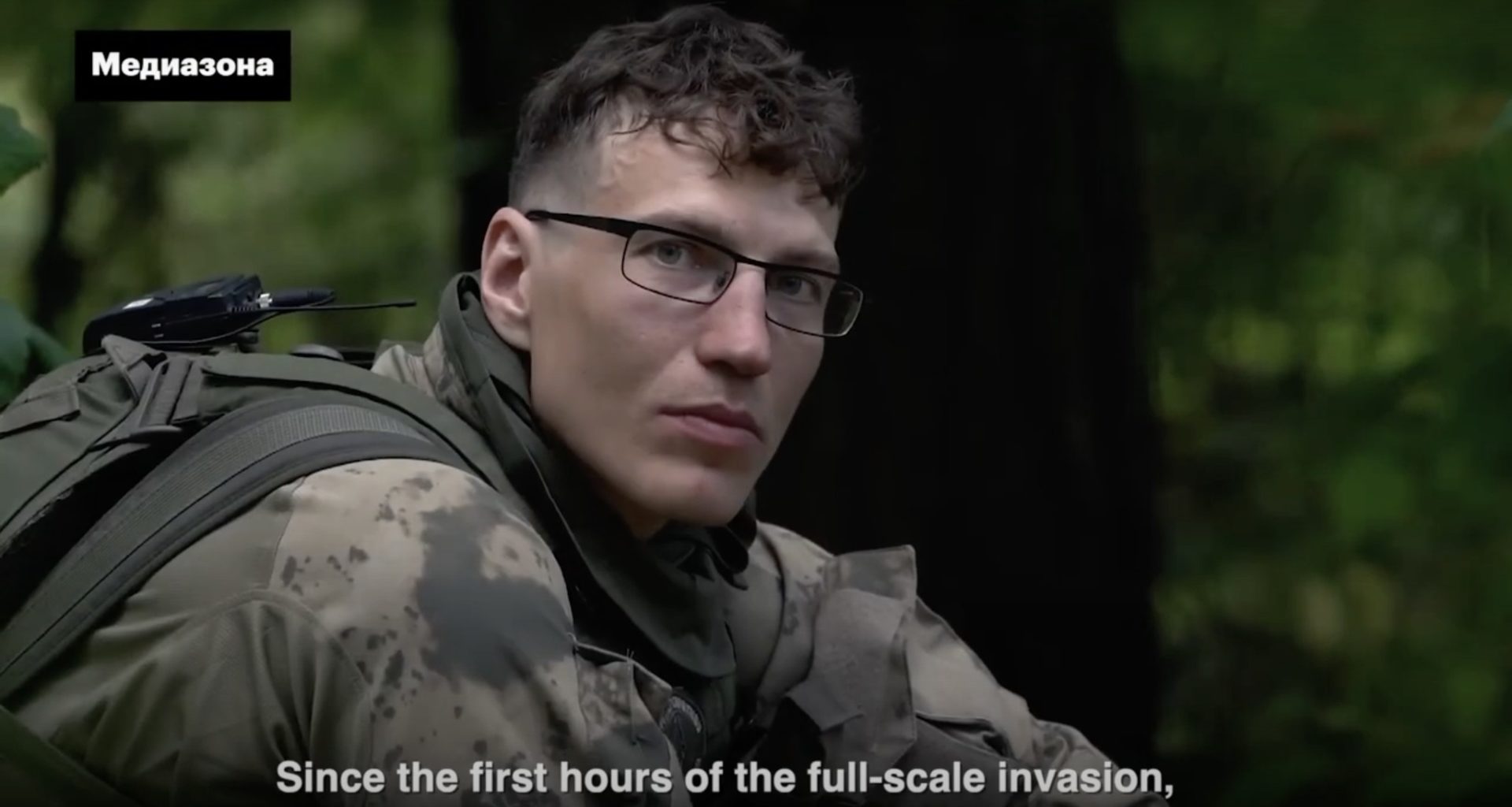 Alexey Makarov, Russian man fighting on the side of Ukraine.