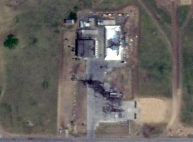 least two russian su-34 bombers damaged ukrainian drone attack morozovsk airfield fullback fighter-bombers were inside fabric-covered shelter russia's appears have been massive 14 april 2024 planet labs war zone