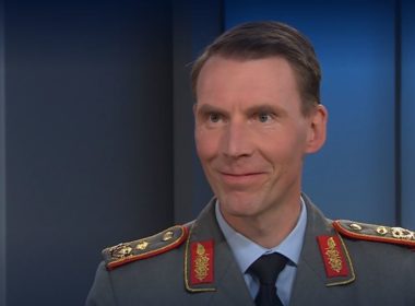 major general christian freuding head germany's ukraine situation center during interview tagesschau's report from berlin 02 july 2024