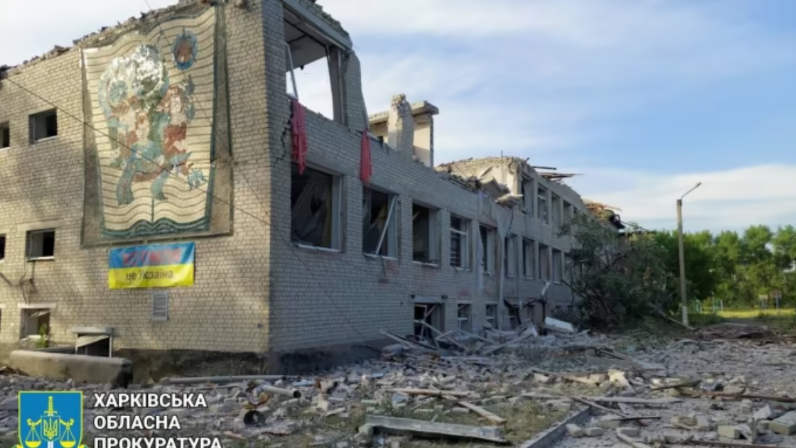 Khorimlia school demolition Russia attack