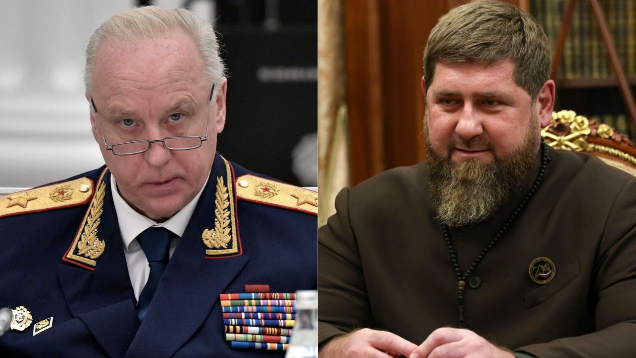 Russia's Alexander Bastrykin and Ramzan Kadyrov.