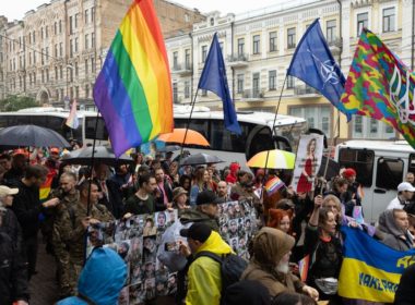 The Kyiv Pride March on June 16, 2024. Oleksandr Source: Mahula/Suspilne