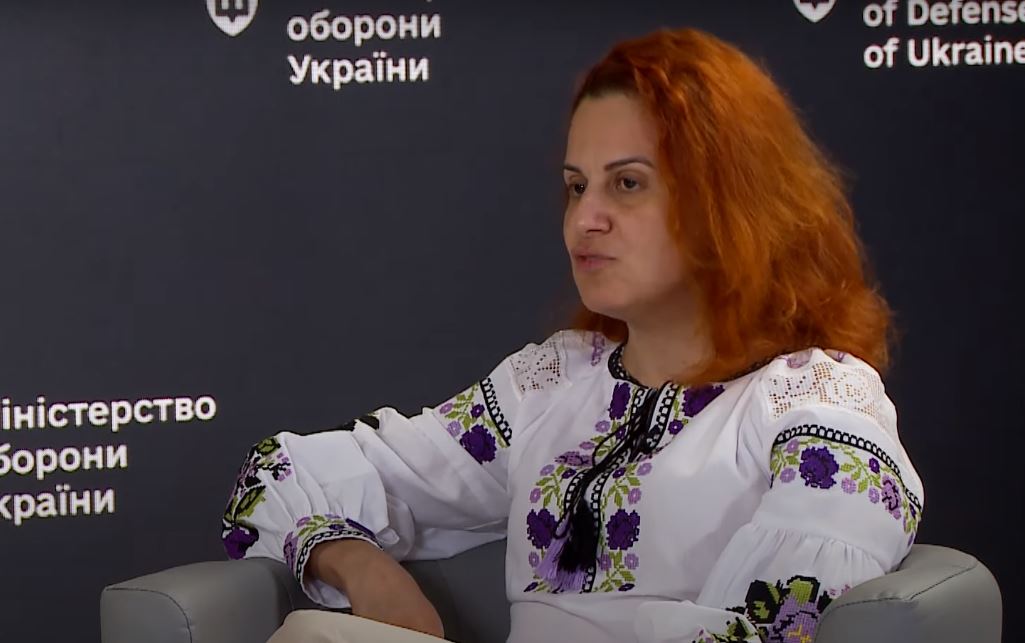 over 67000 women serve ukrainian army says defense ministry ukraine's deputy minister nataliia kalmykova screenshot youtube/міністерство оборони україни