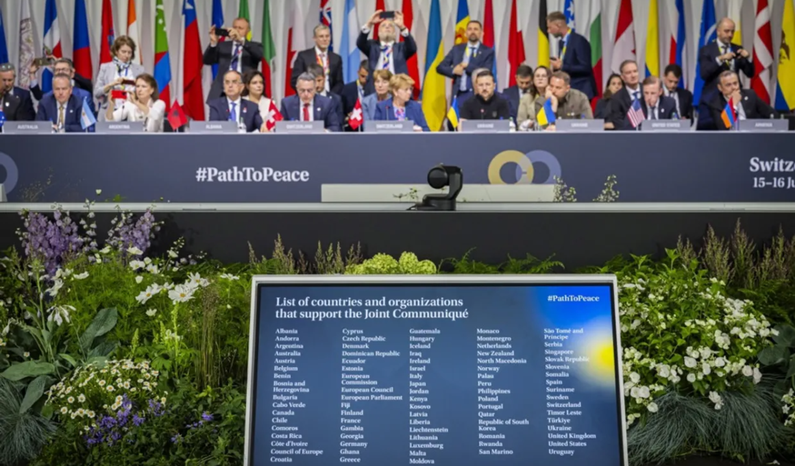 eighty countries sign communiqué ukraine peace summit switzerland list signees communique 16 june 2024 liganet