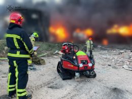 fire on Kyiv enterprise june