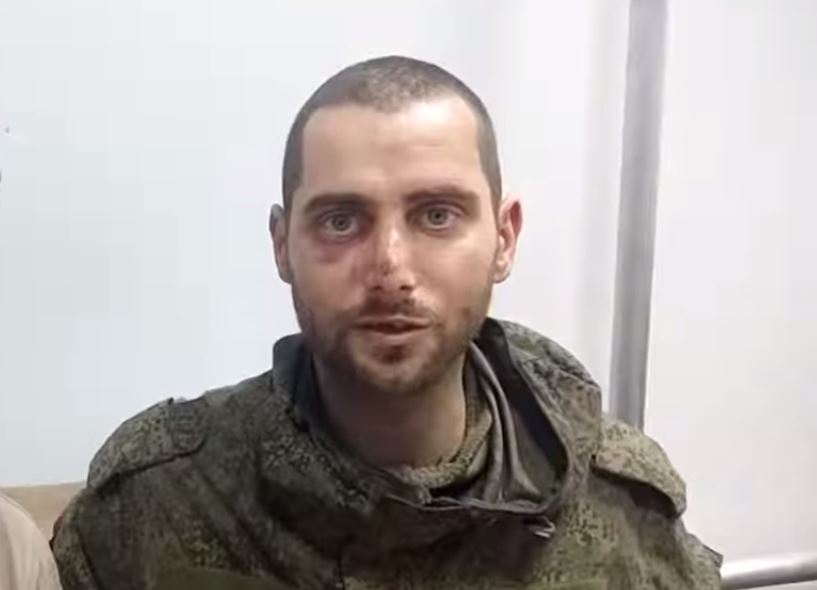 ukrainian forces detain slovak mercenary fighting russia citizen jaroslav galajčík russian pow captured donetsk oblast screenshot facebook/aleksandr kachura pw slovakia national