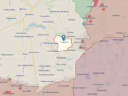 russian offensive near toretsk donetsk oblast