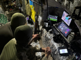 Ukraine EURO soccer football soldiers watch match