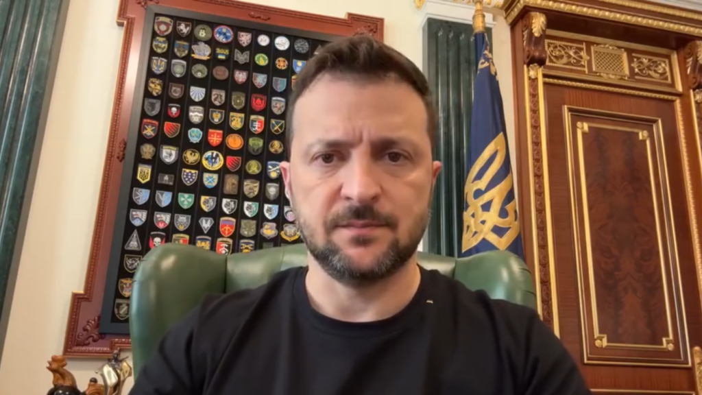 Zelenskyy's video address