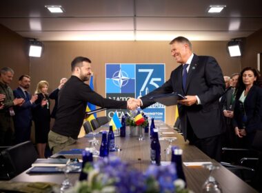 Romania and Ukraine sign security agreement.