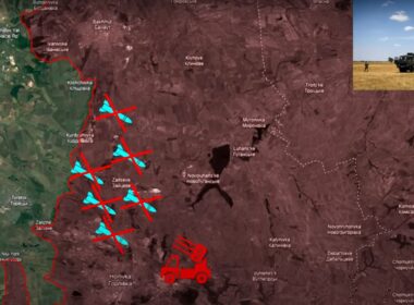 frontline report ukrainian himars attacks guerillas disrupt russian logistics near bakhmut screenshot from reporting ukraine's video 3 kadiivka chasiv yar