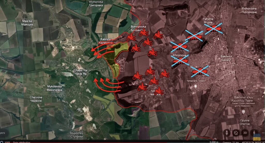 Screenshot from the Reporting from Ukraine video, 7 July