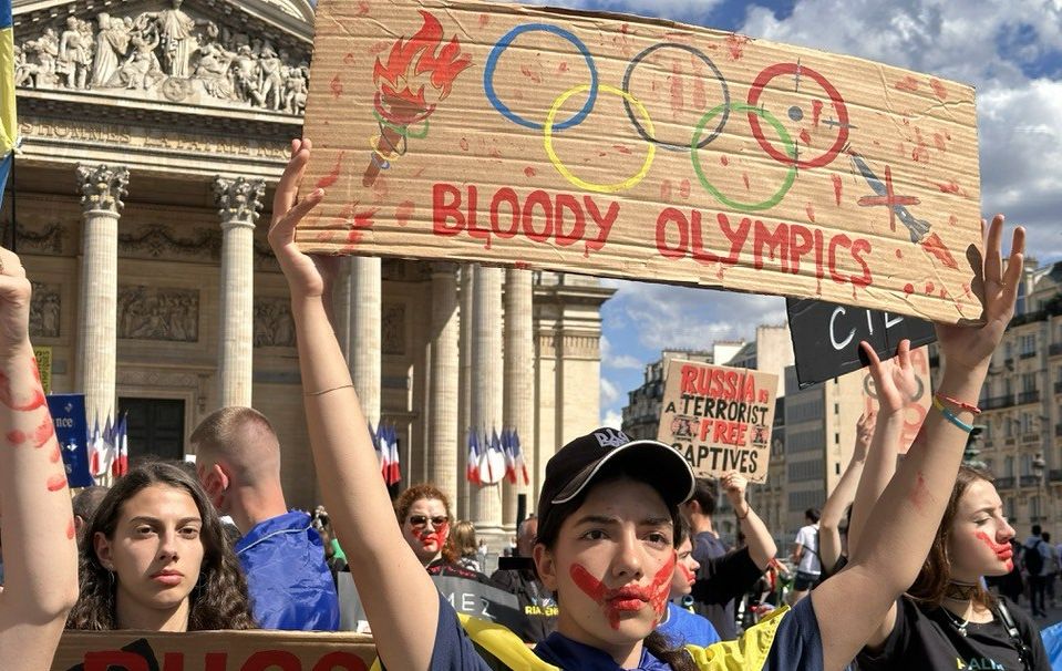 Bloody Olympics Paris Russia