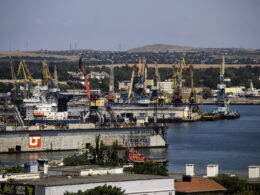 Kavkaz port. Photo via Eastnews.ua.