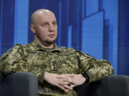 Vadym Sukharevskyi, commander of the Unmanned Systems Forces of Ukraine. Photo via Eastnews.ua.